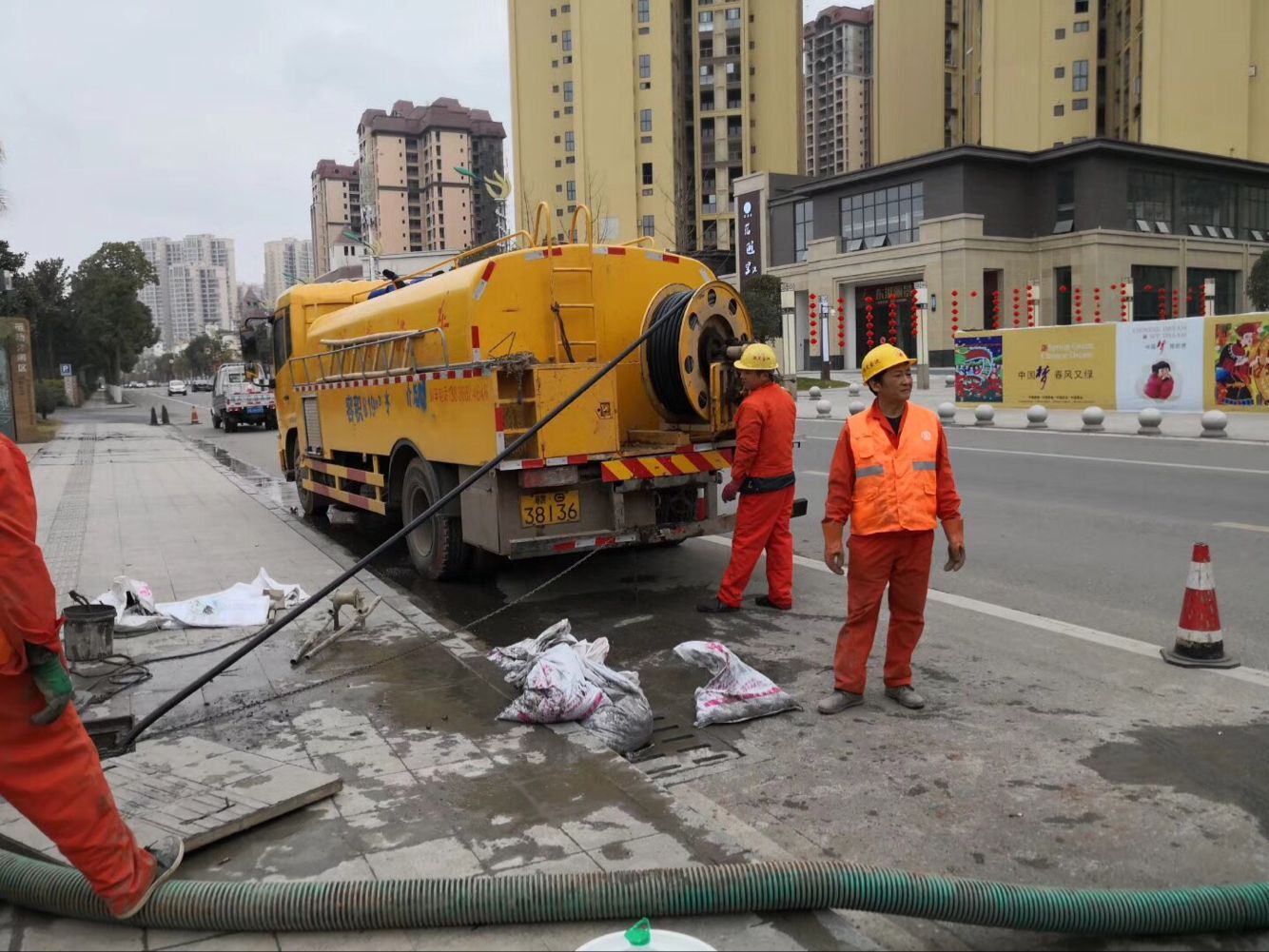 拜泉排污管道清淤-管道清洗
