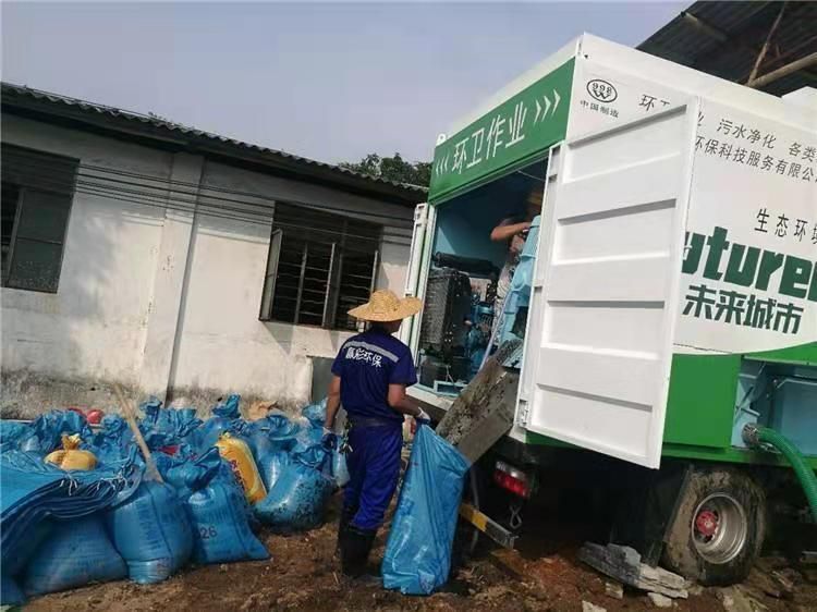 拜泉工业污泥压干处理