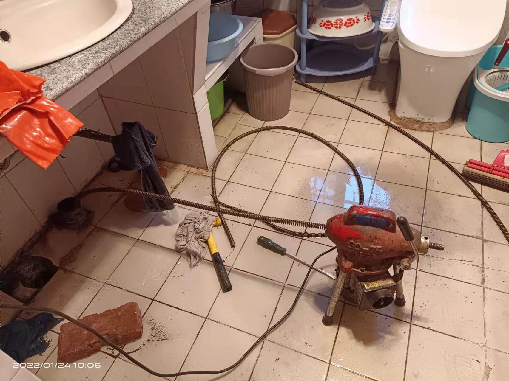 拜泉疏通厨房下水道,地漏疏通